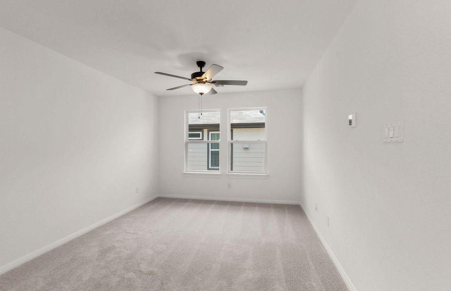 Spacious, unfurnished interior of a new home in Horizon Lake, Leander (Image 26). Spacious, unfurnished interior of a new home in Horizon Lake, Leander (Image 26).