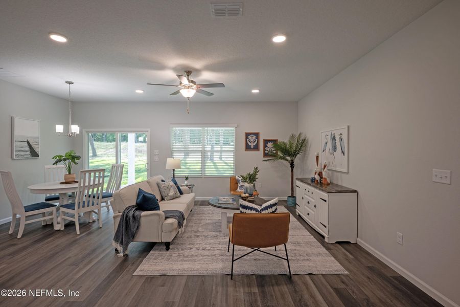 Furnished interior view inside a new home in , Jacksonville (Image 3).