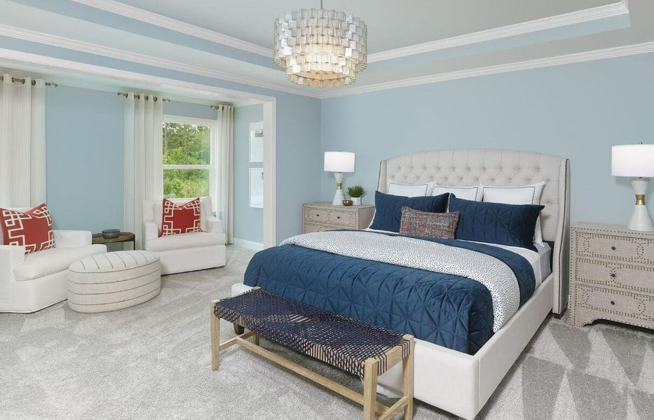 Furnished interior view inside a new home in Sea Island Preserve, Johns Island (Image 7).