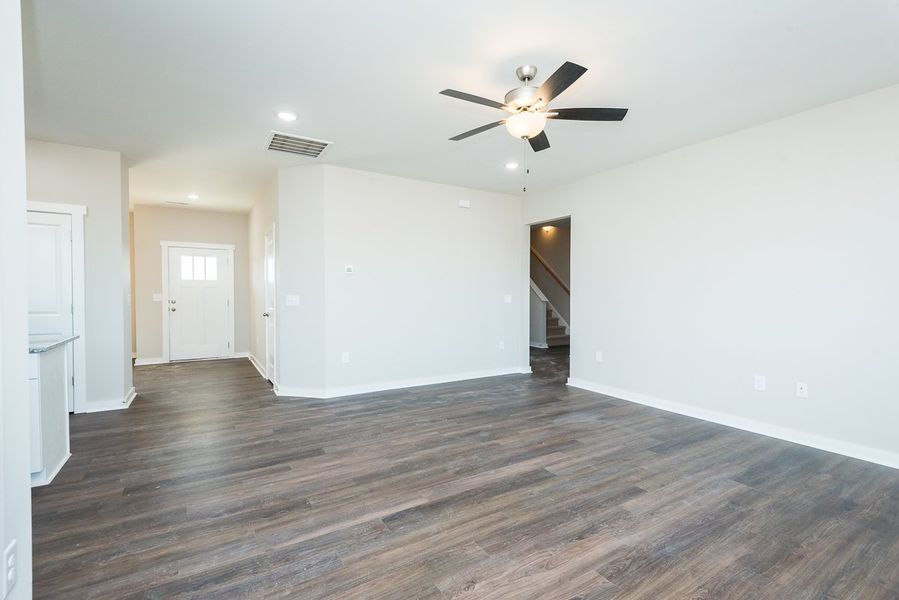 Representative unfurnished interior of a home built from the Polk by Foundation Home Builders LLC in Sandi Estates, Stantonsburg (Image 27).