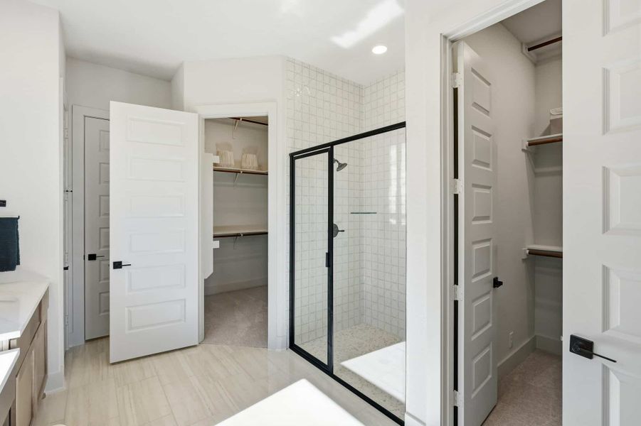 Furnished interior view inside a new home in Prominence, San Antonio (Image 52).