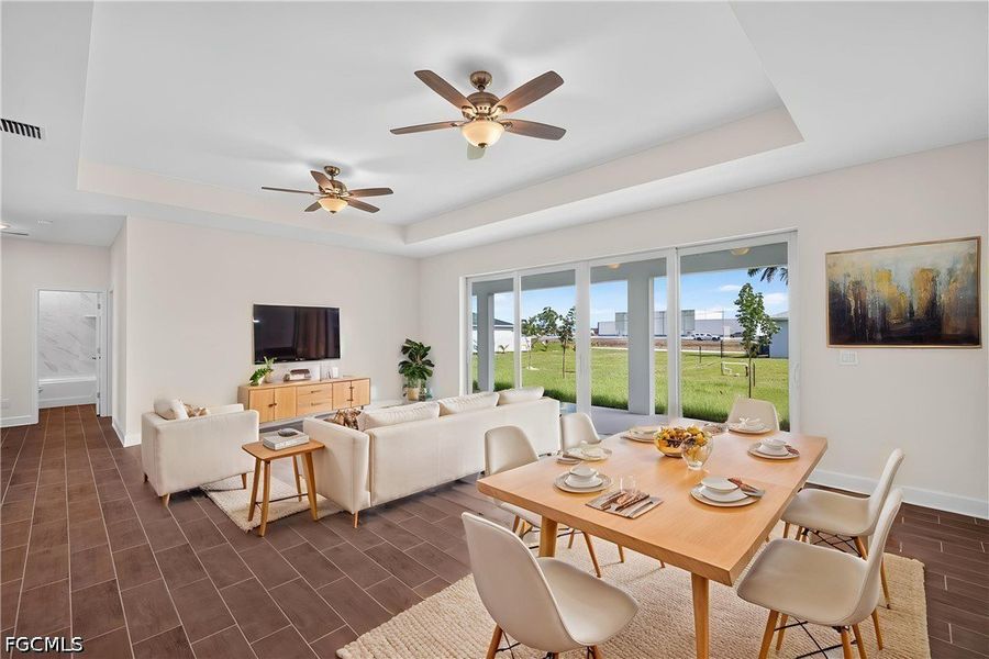 Furnished interior view inside a new home in Cape Coral, Cape Coral (Image 6).