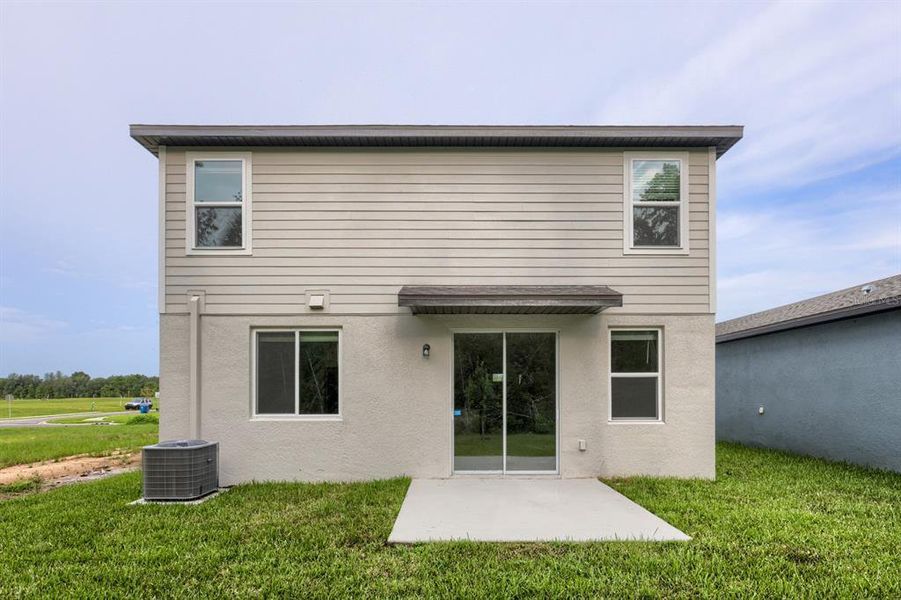 Exterior details and patio area of a home in Leyland Preserve - Premier Series, Brooksville (Image 3). Exterior details and patio area of a home in Leyland Preserve - Premier Series, Brooksville (Image 3).