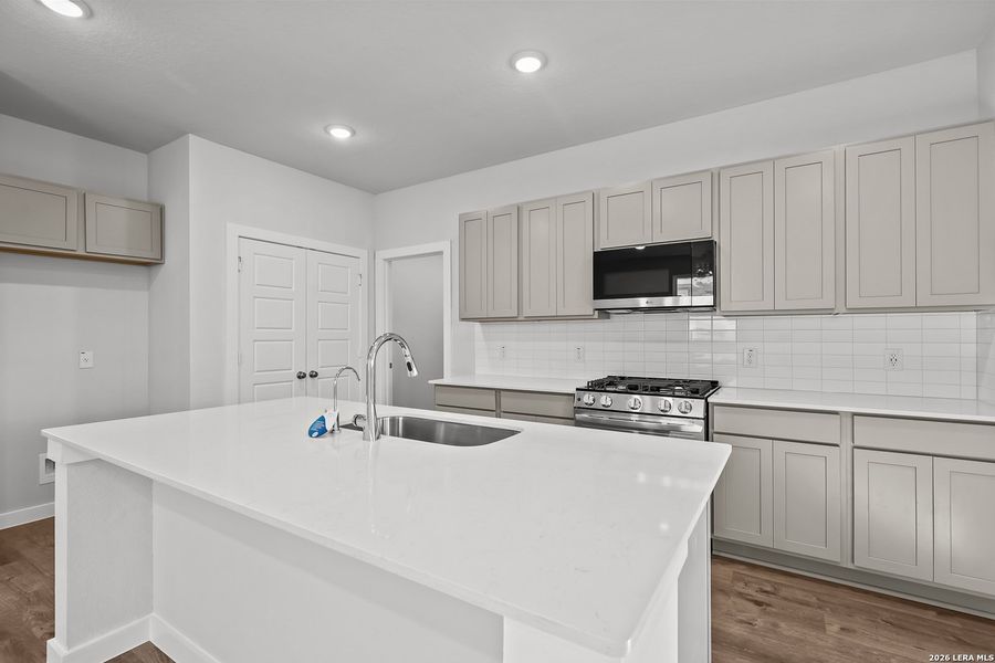 Furnished interior view inside a new home in Summerlin, San Antonio (Image 7).