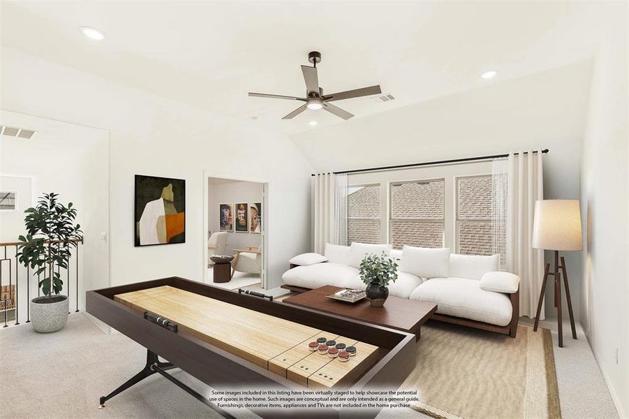 Furnished interior view inside a new home in Willow Wood, McKinney (Image 15).