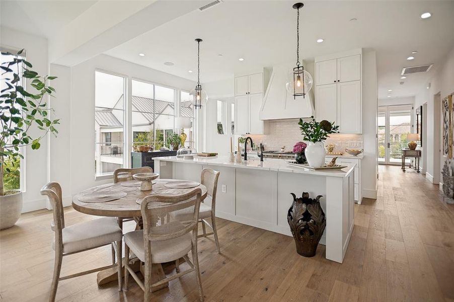 Furnished interior view inside a new home in The Residences, Irving (Image 9).