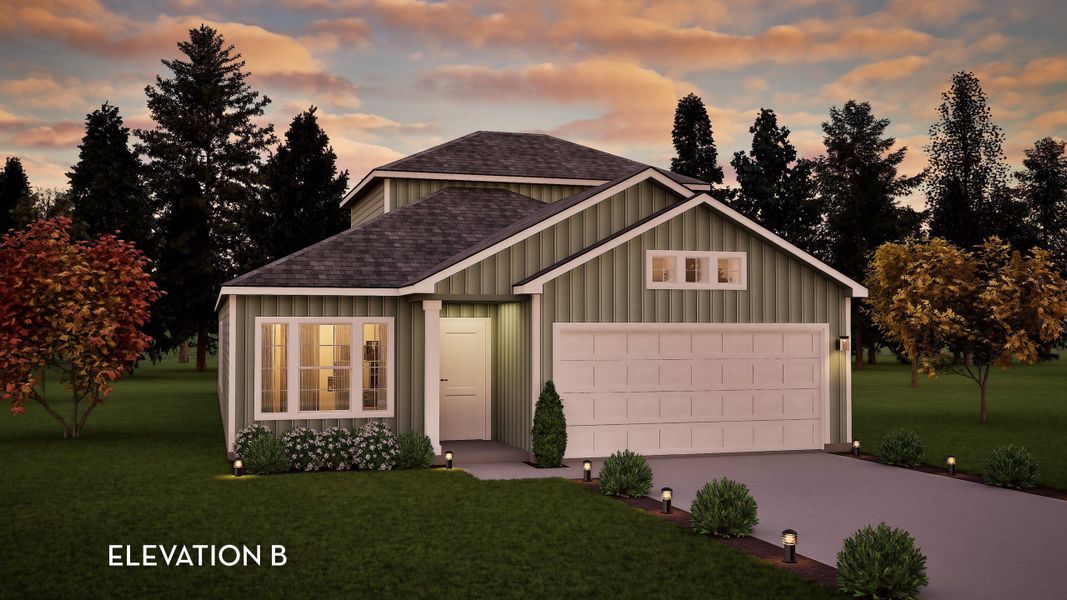 Representative exterior photo of a completed home built from the Brazos by CastleRock Communities in McCain's Station, Gallatin, TN (Image 2).