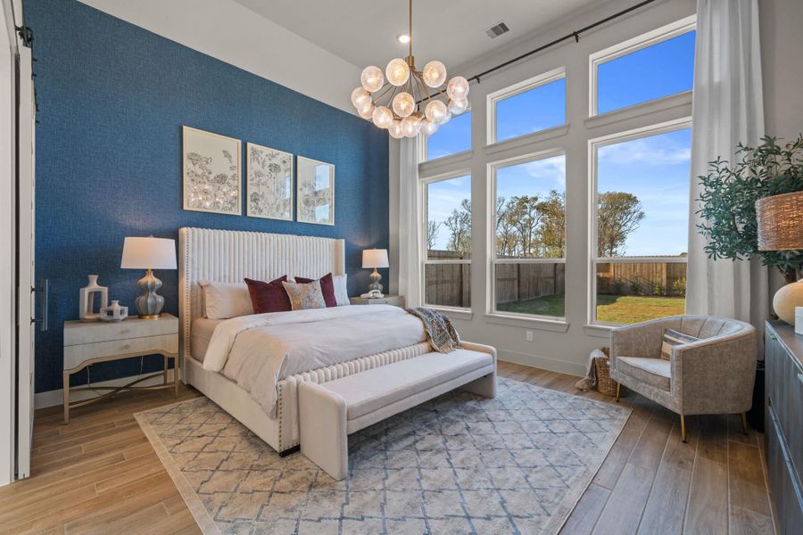 Representative furnished interior of a home built from the Rivercrest – 60s & 65s Lot by Chesmar Homes in Riceland, Mont Belvieu (Image 28).