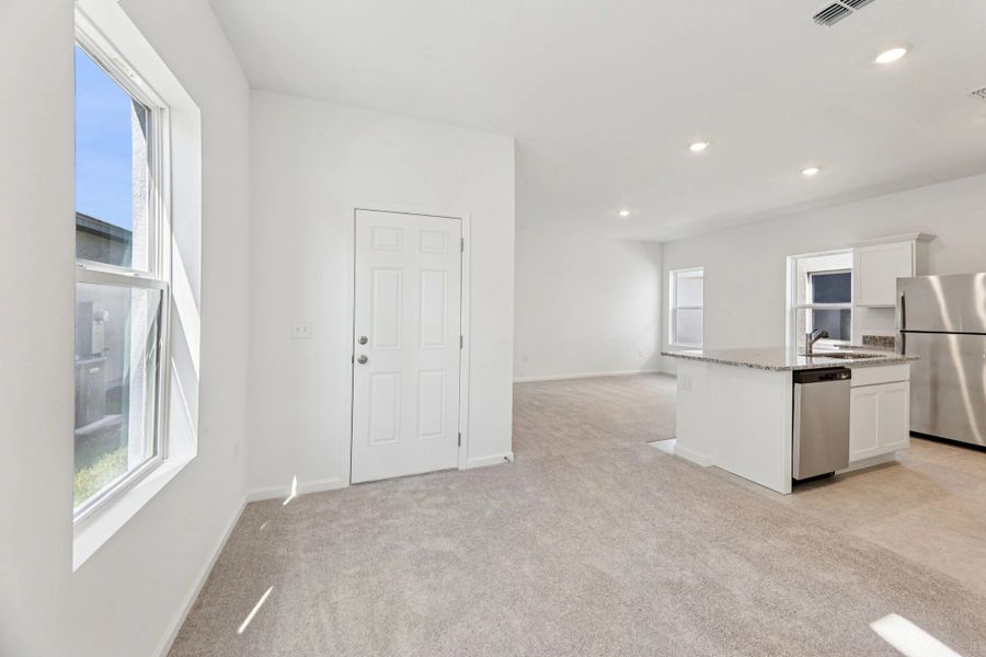 Representative unfurnished interior of a home built from the Lyon by Starlight Homes in Brookewater at Crossprairie, St. Cloud (Image 16).