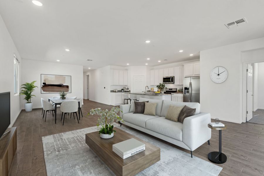 Furnished interior view inside a new home in Cantabria at Rincon Knolls, Vail (Image 3).