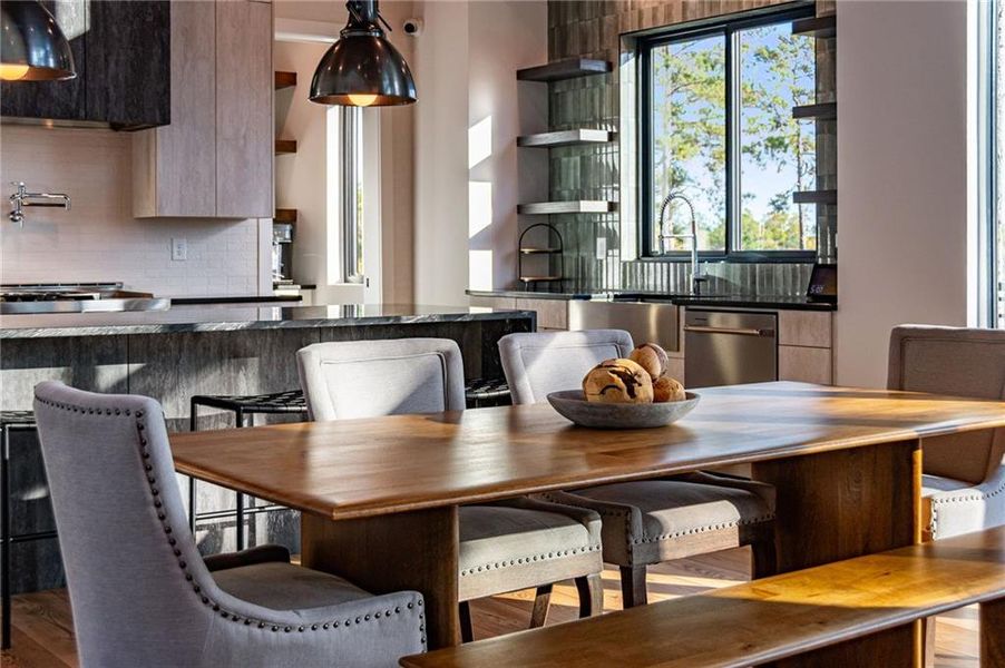 Furnished interior view inside a new home in , Ellijay (Image 9).