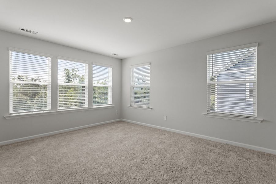 Spacious, unfurnished interior of a new home in Renaissance at White Oak, Garner (Image 26). Spacious, unfurnished interior of a new home in Renaissance at White Oak, Garner (Image 26).
