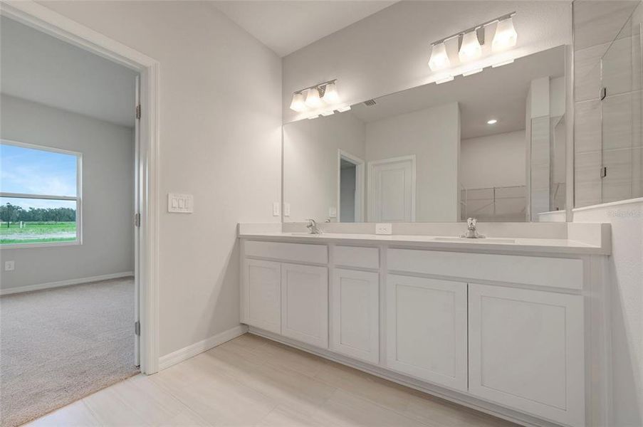 Furnished interior view inside a new home in Southwind – Classic Series, Plant City (Image 6).