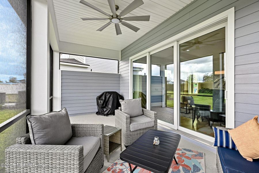 Exterior details and patio area of a home in SilverLeaf, St. Augustine (Image 33). Exterior details and patio area of a home in SilverLeaf, St. Augustine (Image 33).