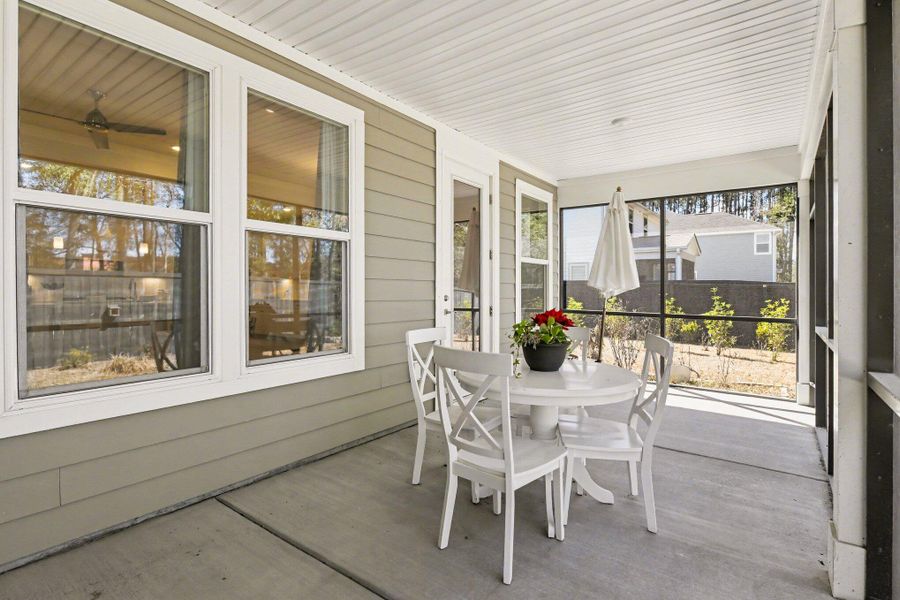 Exterior details and patio area of a home in , Johns Island (Image 25).