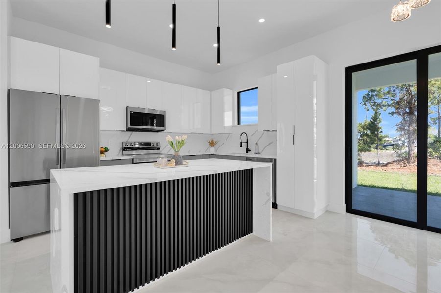 Furnished interior view inside a new home in , Lehigh Acres (Image 9).