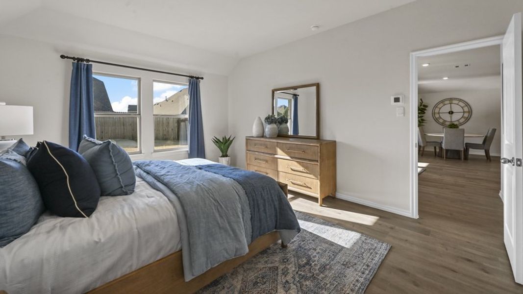 Furnished interior view inside a new home in Stonewyck Farms, Ennis (Image 25).