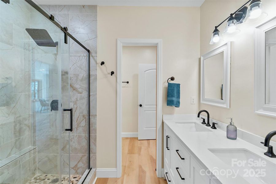 Furnished interior view inside a new home in , Lake Lure (Image 13).