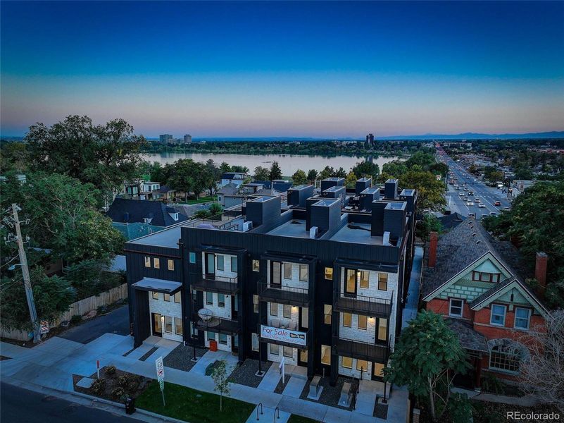 Aerial View of Sloan's Lake