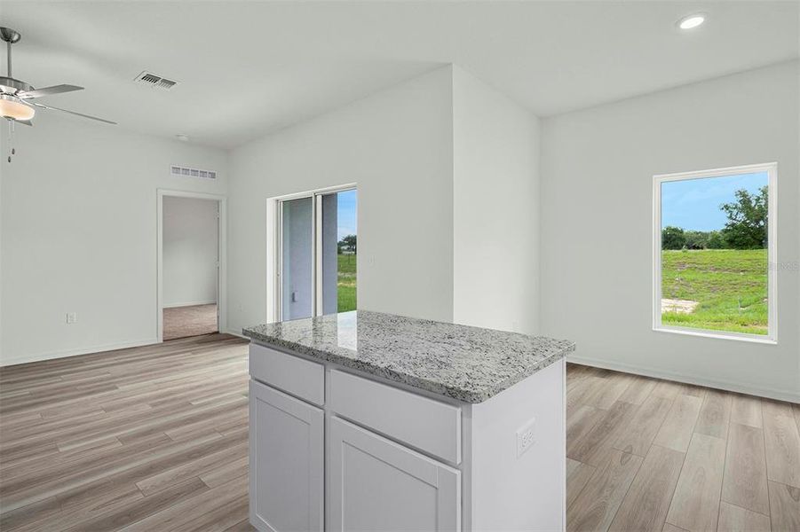 Furnished interior view inside a new home in Tula Parc, Astatula (Image 8). Furnished interior view inside a new home in Tula Parc, Astatula (Image 8).