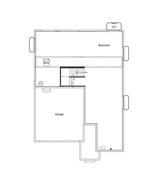 2D floor plan layout of this home in Windsong, Thornton, CO (Image 4).