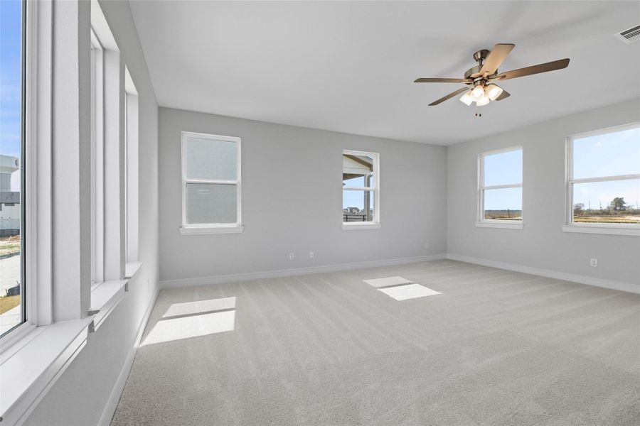 Spacious, unfurnished interior of a new home in Bridgeland Central, Cypress (Image 32). Spacious, unfurnished interior of a new home in Bridgeland Central, Cypress (Image 32).