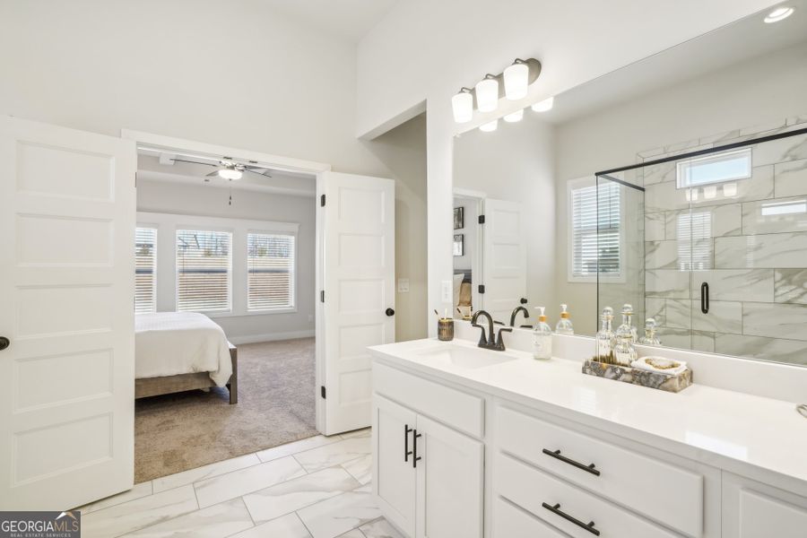 Furnished interior view inside a new home in Ponderosa Farms Reserve, Gainesville (Image 22).