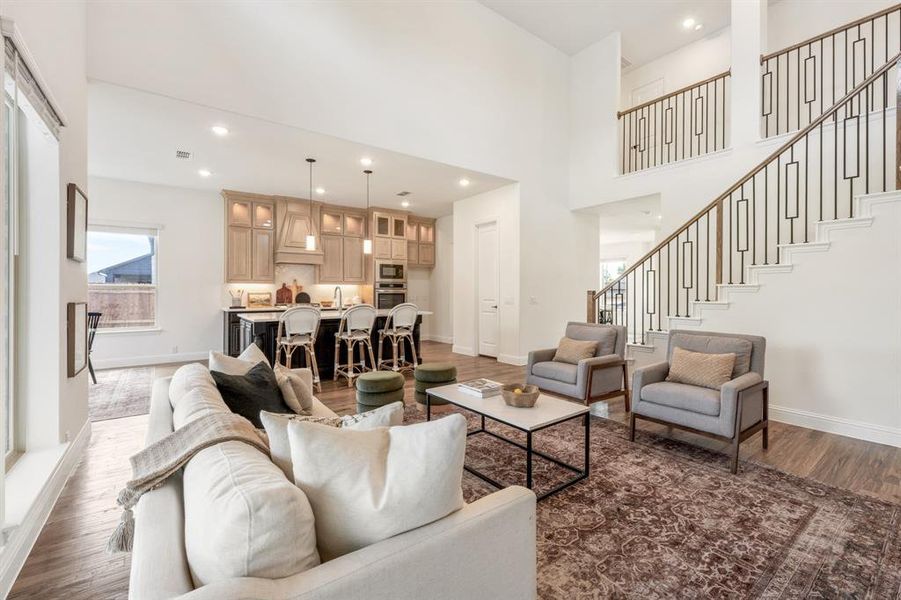Furnished interior view inside a new home in Mockingbird Heights, Midlothian (Image 36).