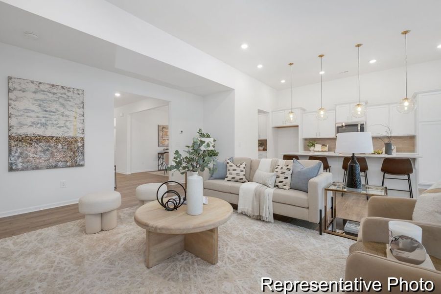 Furnished interior view inside a new home in Tillery Tradition, Mount Gilead (Image 7).