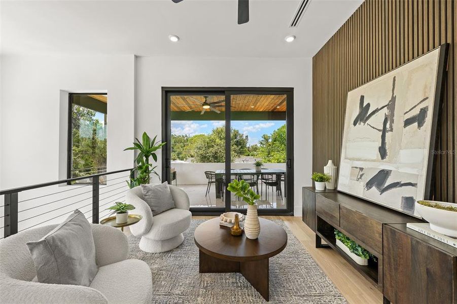 Furnished interior view inside a new home in , Tampa (Image 50).