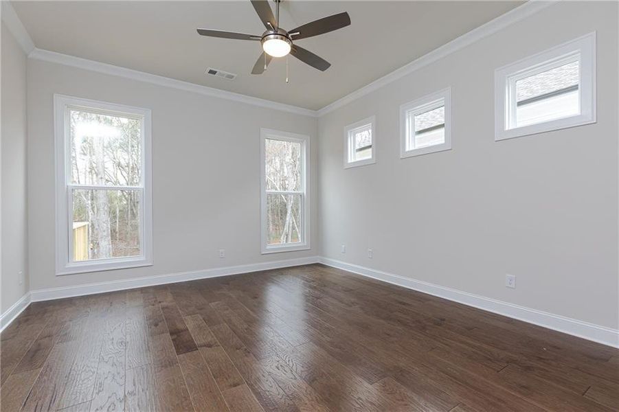 Spacious, unfurnished interior of a new home in Aberdeen, Hoschton (Image 21). Spacious, unfurnished interior of a new home in Aberdeen, Hoschton (Image 21).