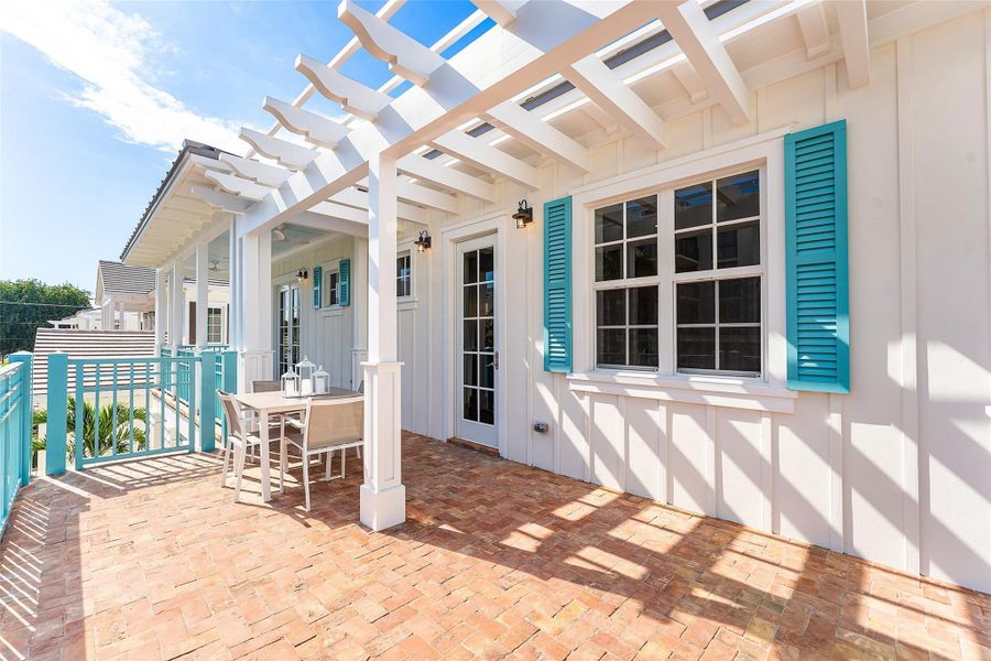 Exterior details and patio area of a home in , Delray Beach (Image 30). Exterior details and patio area of a home in , Delray Beach (Image 30).