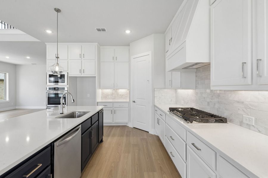 Furnished interior view inside a new home in Painted Tree Lakeside, McKinney (Image 9).