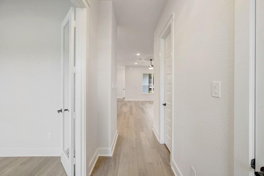 Spacious, unfurnished interior of a new home in Two Step Farm - Cottages Row Collection, Montgomery (Image 26).