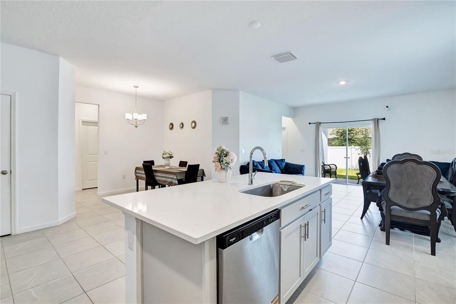 Furnished interior view inside a new home in Cypress Park Estates, Haines City (Image 6).
