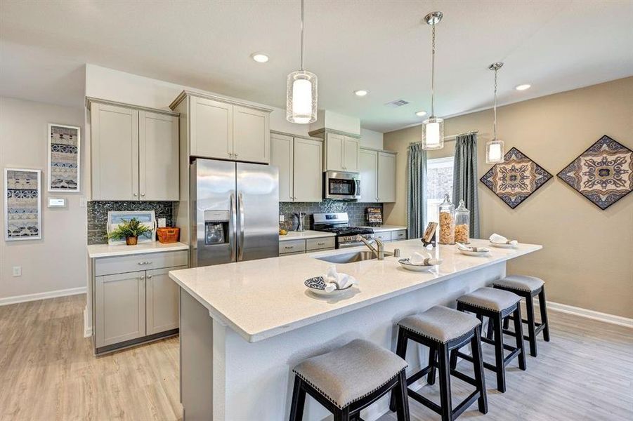Furnished interior view inside a new home in , Crowley (Image 9).