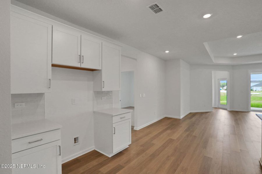 Spacious, unfurnished interior of a new home in Hyland Trail, Green Cove Springs (Image 24). Spacious, unfurnished interior of a new home in Hyland Trail, Green Cove Springs (Image 24).