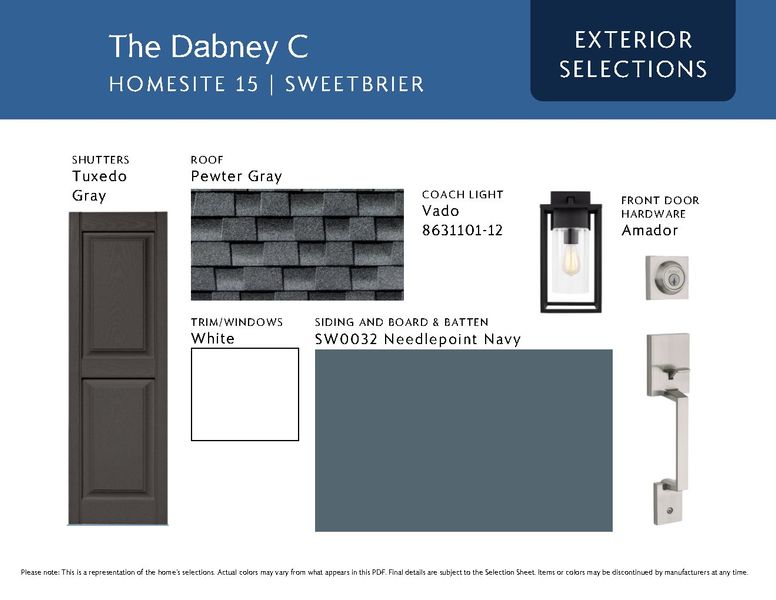Sample of building materials used in homes in Sweetbrier, Durham (Image 13).