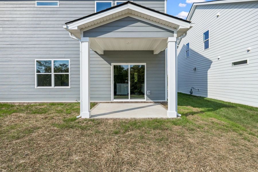 Exterior details and patio area of a home in Ascent at Arbor Ridge, La Vergne (Image 21). Exterior details and patio area of a home in Ascent at Arbor Ridge, La Vergne (Image 21).