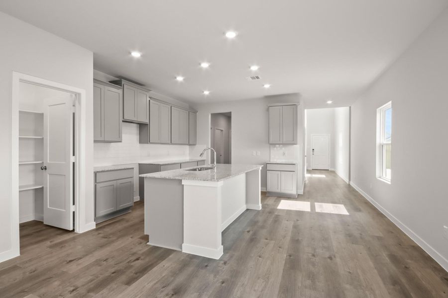 Furnished interior view inside a new home in Caney Mills, Cut and Shoot (Image 9).