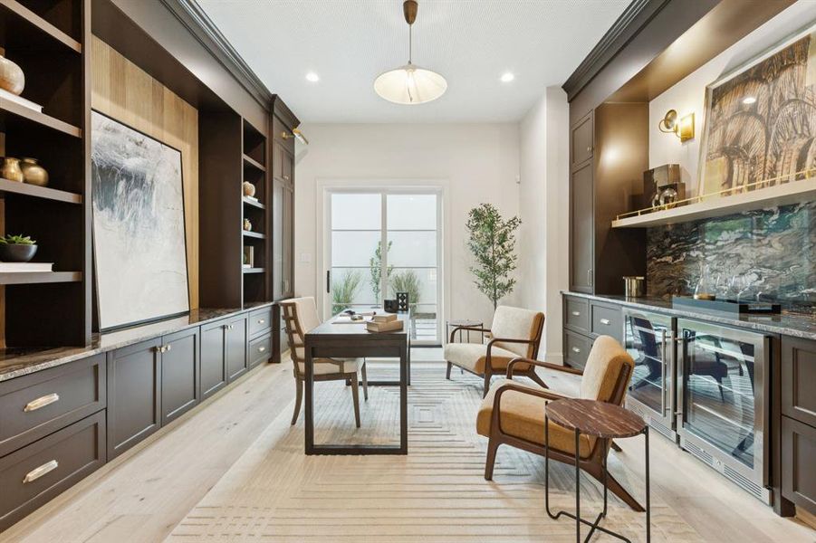 Furnished interior view inside a new home in , Dallas (Image 27). Furnished interior view inside a new home in , Dallas (Image 27).