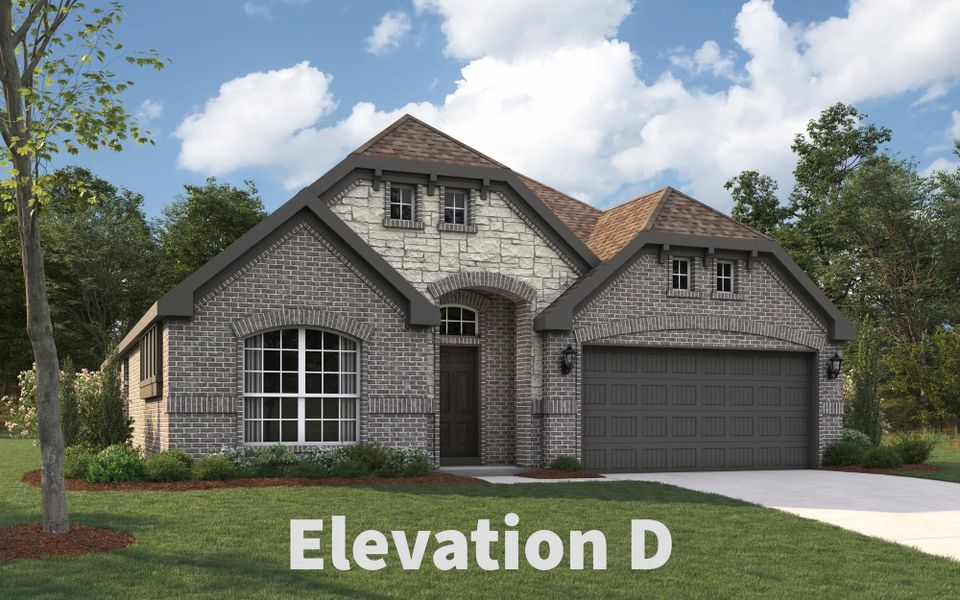 Representative exterior photo of a completed home built from the Kirlin by Stonehollow Homes in Meadow Vista, Anna, TX (Image 17).