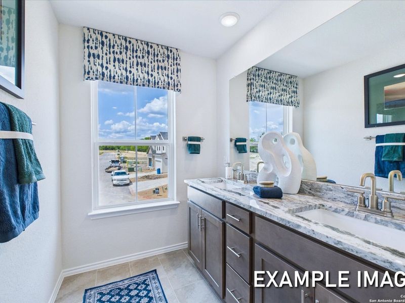 Furnished interior view inside a new home in Meadows at Oak Creek, San Antonio (Image 22). Furnished interior view inside a new home in Meadows at Oak Creek, San Antonio (Image 22).