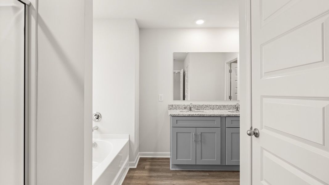 Furnished interior view inside a new home in Captain's Corner, Grovetown (Image 8).