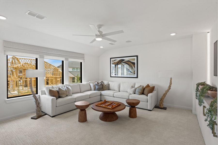 Furnished interior view inside a new home in Jubilee 45', 50', 70', Hockley (Image 15).