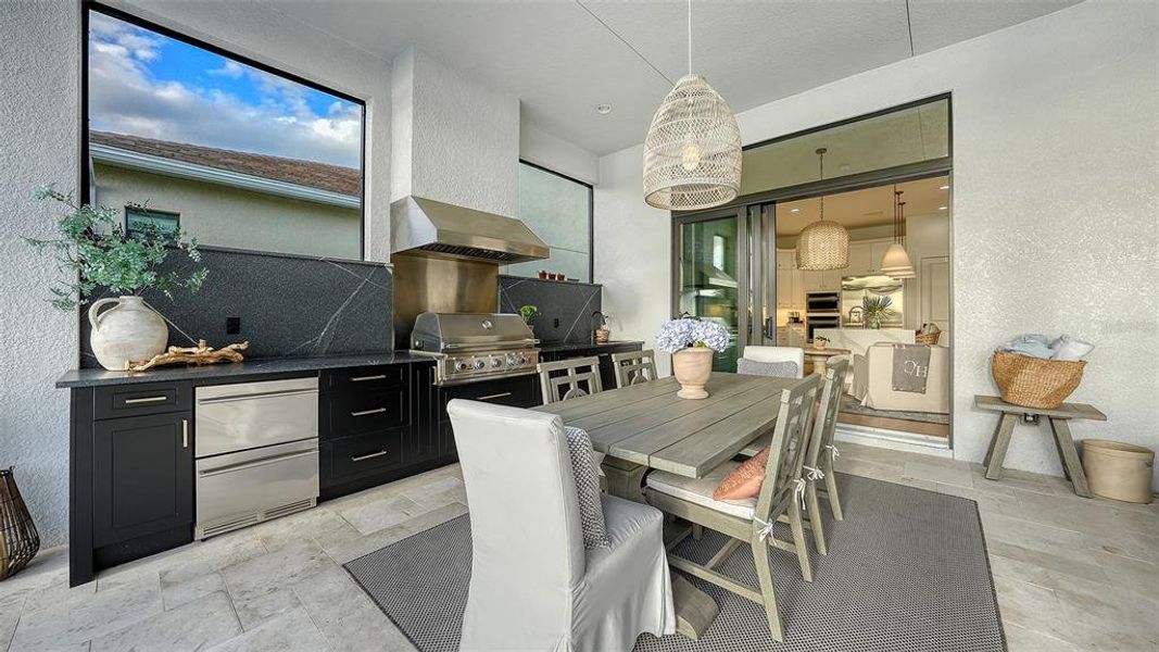 Furnished interior view inside a new home in , Sarasota (Image 39).