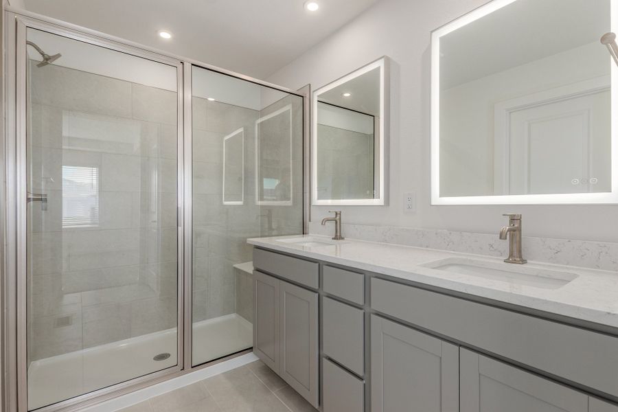 Furnished interior view inside a new home in Parkside at Victory Ridge, Colorado Springs (Image 10).