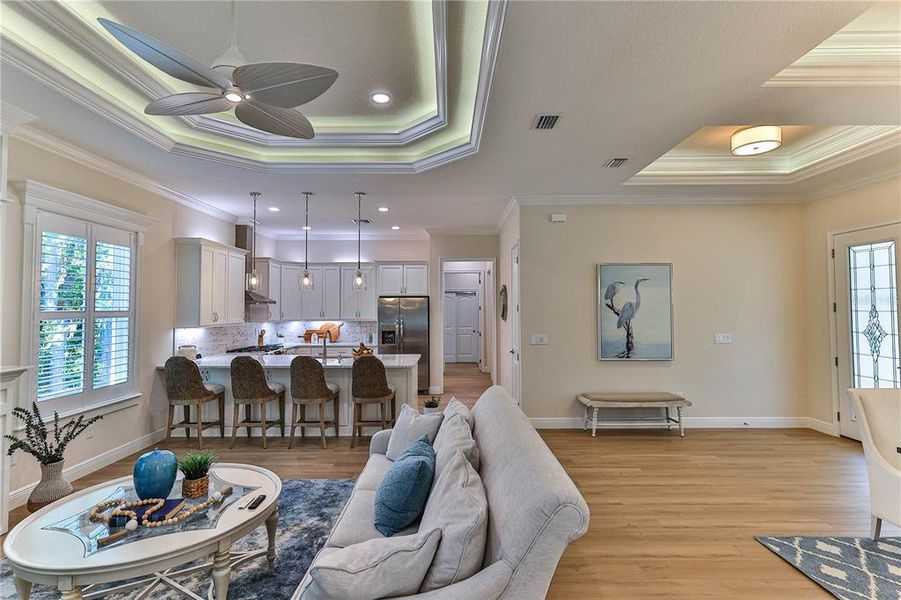 Furnished interior view inside a new home in , Crystal River (Image 13). Furnished interior view inside a new home in , Crystal River (Image 13).