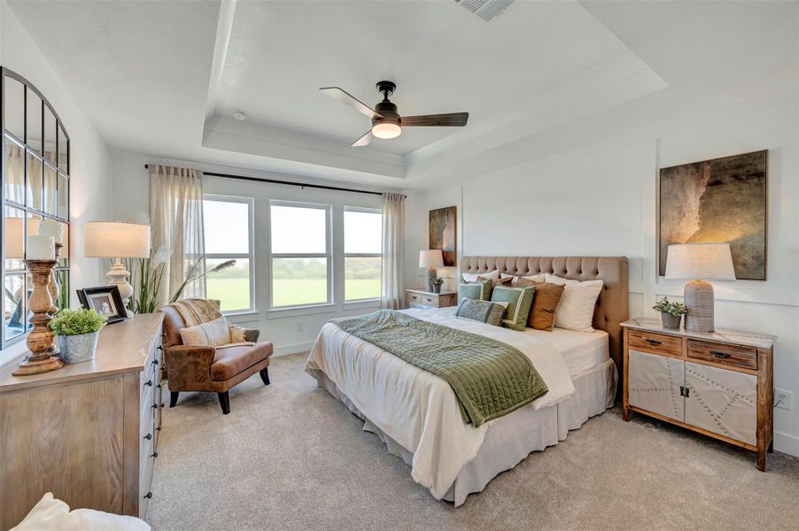 Second primary suite upstairs (*Photo not of actual home and used for illustration purposes only.)