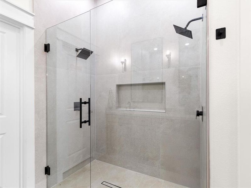 Full bath with a stall shower